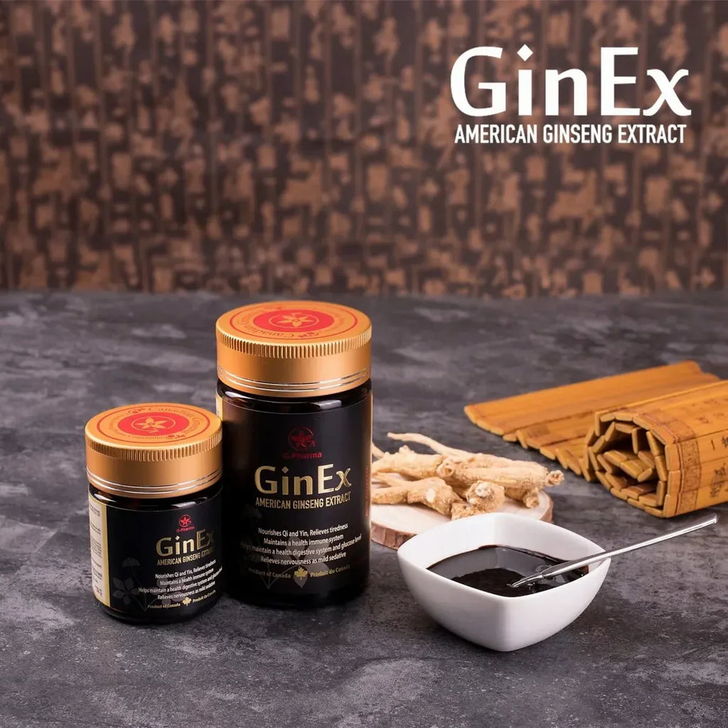 GinEx® 西洋蔘黑膏滋 (純膏劑-240g)G-Pharma Canada（Adaptogen Pharma Corporation)